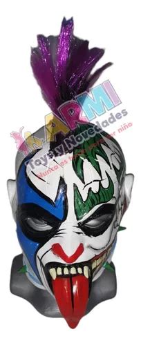 Mascara Luchador Semiprofesional Psycho Clown Combinada Niño Envío gratis