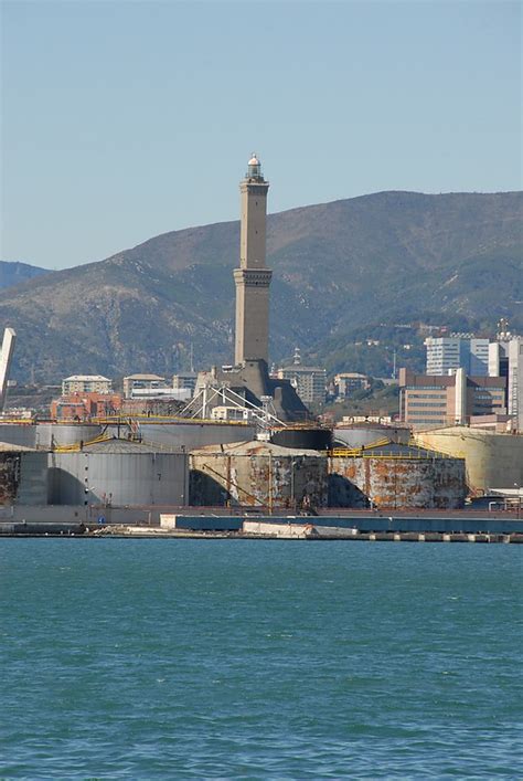 Italy Lighthouse Of Genoa La Lanterna World Of Lighthouses