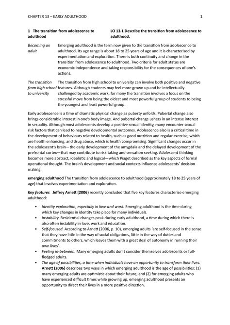 Chapter Summary A Topical Approach To Life Span Development