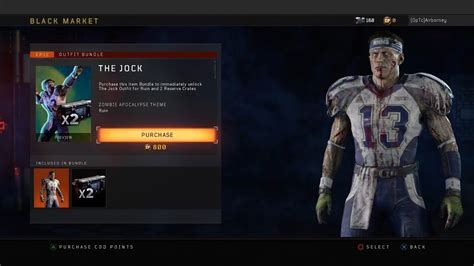 Black Ops New Ruin The Jock Outfit Showcase Youtube