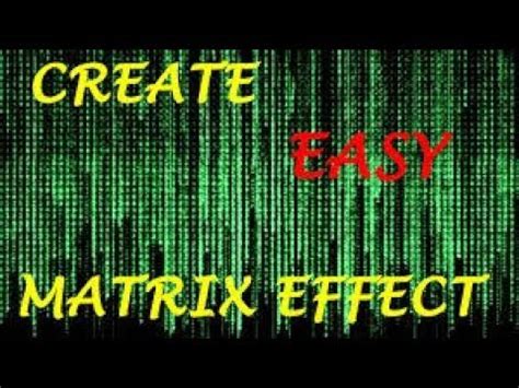 How To Make Matrix Effect Using Notepad YouTube