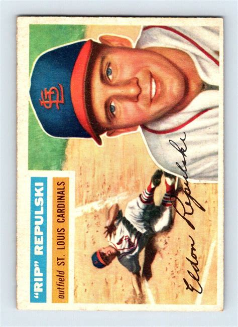 1956 Topps Baseball Set Break 201 Rip Repulski EX EXMT EBay