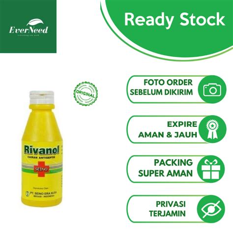 Rivanol Seino Per Botol 100 Ml Cairan Antiseptik Untuk Kompres Luka