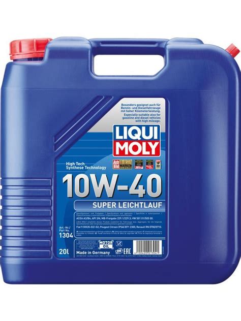 Liqui Moly Super Leichtlauf 10w 40 20l