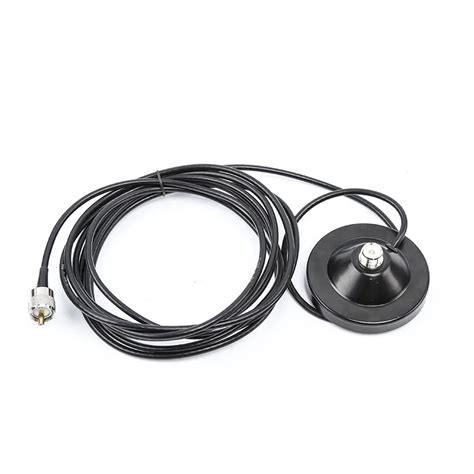 Nb 90 Car Magnet Antenna Mount With 4m Feeder Cable For Mobile Radio Pl259 Magnetic Antenna Base