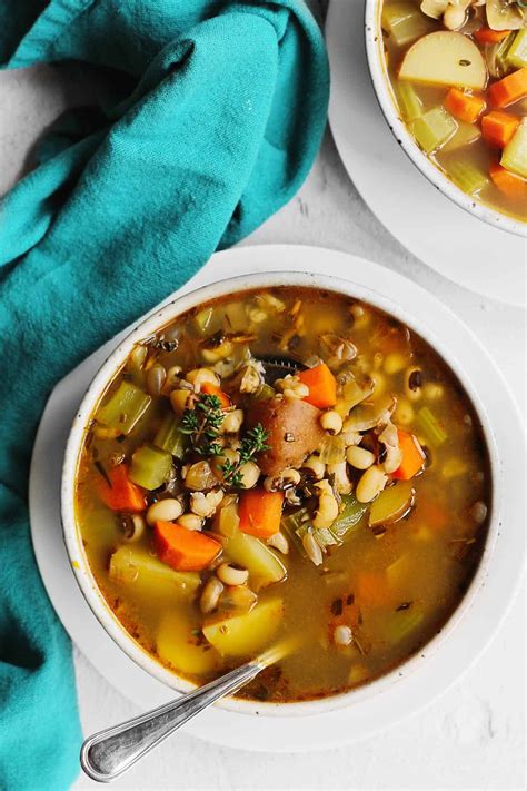 Smoky Black Eyed Pea Soup Recipe Vegan Vegetarian Rhubarbarians