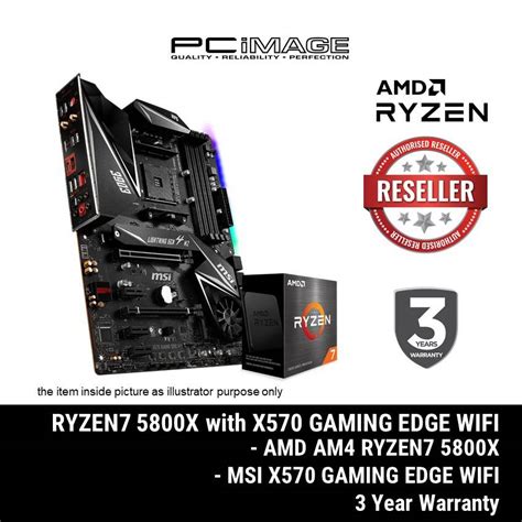 Amd Ryzen 7 5800x Am4 4 7ghz 8 Core 16 Thread Processor No Fan Pcimage Malaysia