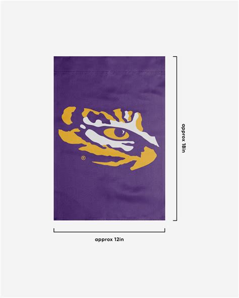 Lsu Tigers Solid Garden Flag Foco