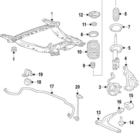 Front Suspension For Chevrolet Malibu Oem Parts Online