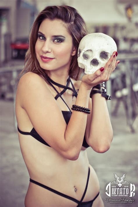 Kiss The Skull Pentagram Bikini By Diktator Fashion Lab Etsy