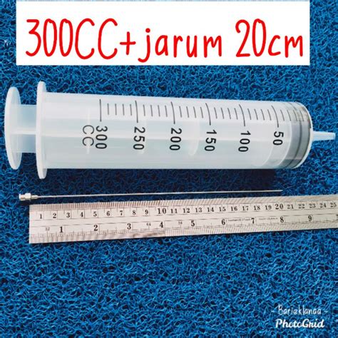 Jual ALAT SUNTIKAN BESAR JUMBO LARGE SYRINGE BIBIT PARFUM TINTA