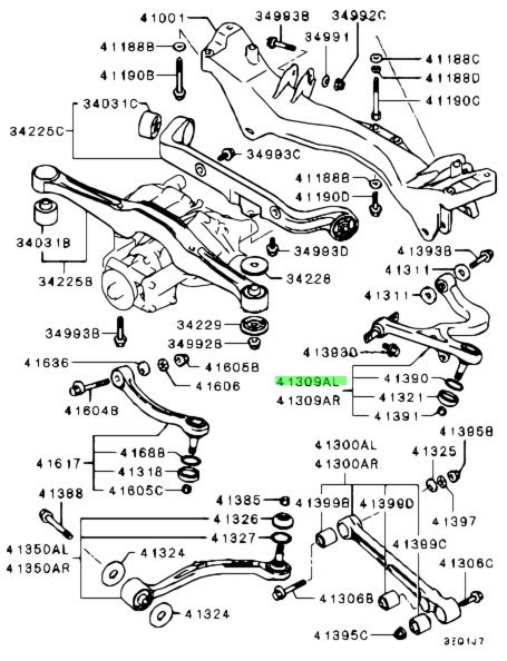 Buy Genuine Mitsubishi Mb Arm Assy Rr Susp Upr Lh Prices Fast