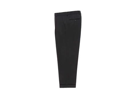 Wacko Maria Dormeuil Pleated Trousers Type Black