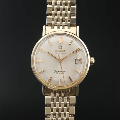 1965 Omega Seamaster Deville Gold Filled Automatic Wristwatch Ebth