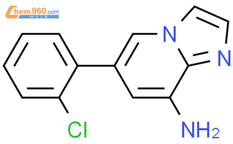 676371 04 3 IMIDAZO 1 2 A PYRIDIN 8 AMINE 6 2 CHLOROPHENYL 化学式结构式