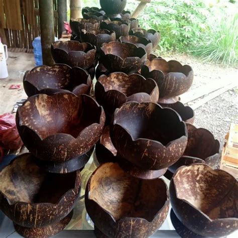 Jual Mangkok Batok Kelapa Unik Jadul Natural Alami Mie Baso Shopee