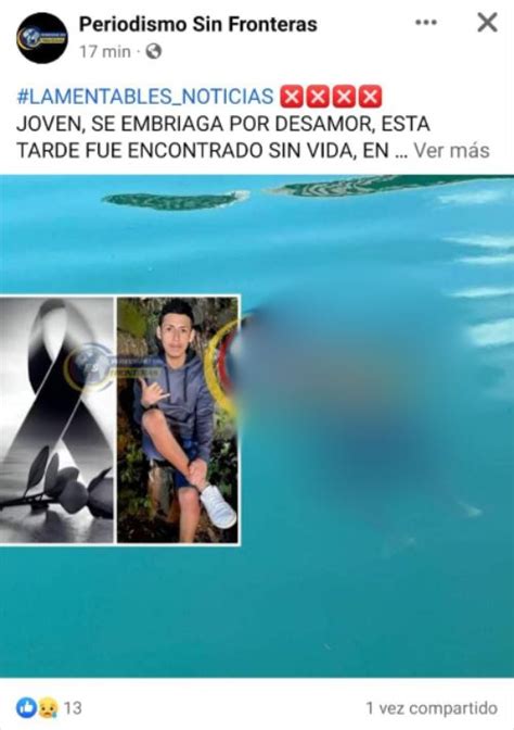 Joven encontrado ahogado en Coatepeque tenía dos días de estar bebiendo