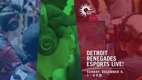 Detroit Renegades ESPORTS Live! - Empowering Michigan