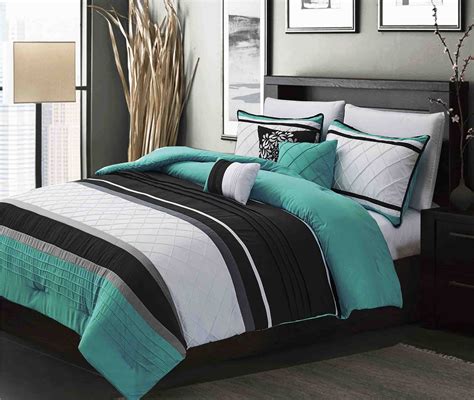 Brand New 7 Piece Vibrant Teal Comforter Set 05