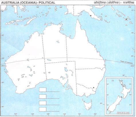 Political Map of Australia with States - AglaSem