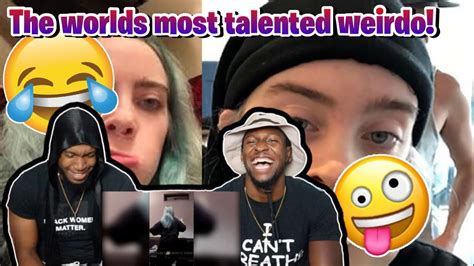 BILLIE EILISH FUNNY MOMENTS REACTION!! - YouTube