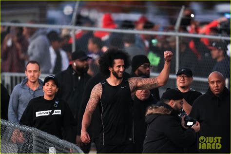 Colin Kaepernick Bares Buff Biceps During NFL Workout In Atlanta Photo