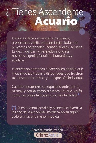 Qué significa tener Ascendente Acuario Astrología Carta astral