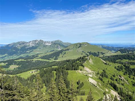 Aussicht während des Aufstiegs Richtung Säntis Fotos hikr org