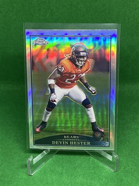 Devin Hester 2009 Topps Chrome 34 Refractor Chicago Bears Miami