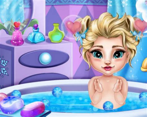 Baby Elsa Frozen Shower Game : Baby Elsa Frozen Shower My Cute Games ...