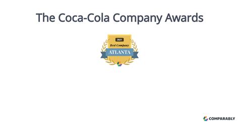 The Coca-Cola Company Awards | Comparably