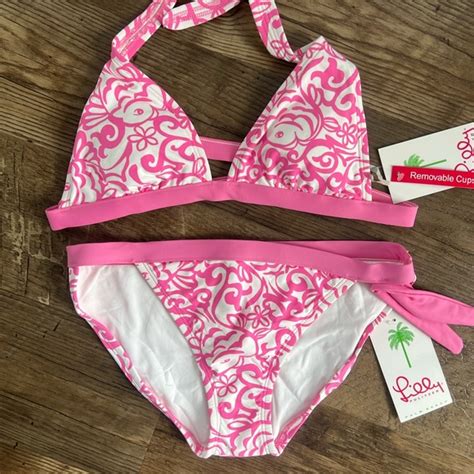 Lilly Pulitzer Swim Lilly Pulitzer Presley Halter Bikini Set Poshmark