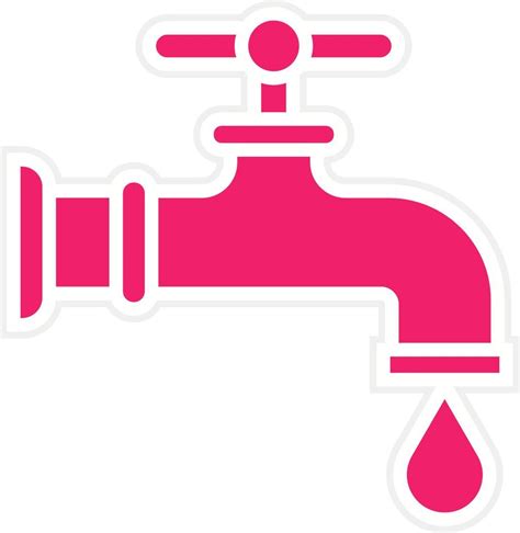 Water Tap Vector Icon Style 22438684 Vector Art At Vecteezy