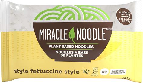 Miracle Noodle Shirataki Konjac Noodle Fettuccine 6 Count Amazon