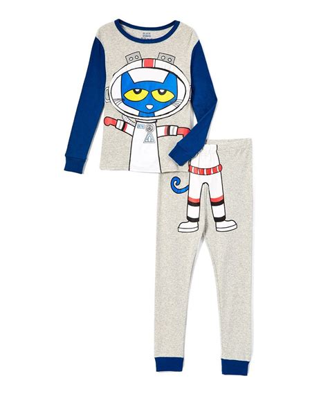 Pete The Cat® Pete The Cat Gray Astronaut Pajama Set Toddler Pajama