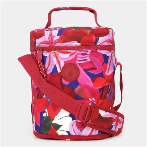 Bolsa Feminina Cooler Farofa Farm Aquarela Floral Original