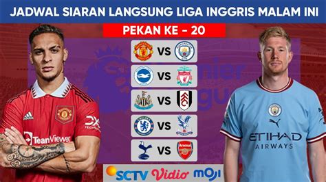 Jadwal Liga Inggris Malam Ini Live Sctv Tottenham Vs Arsenal