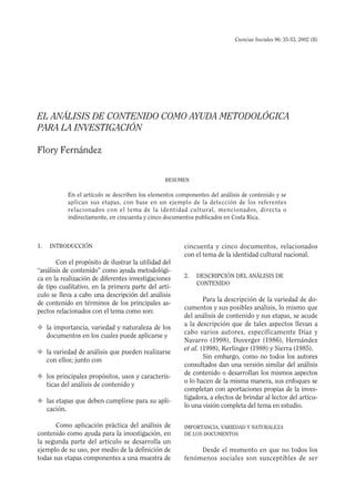 Analisis De Contenido Como Ayuda Metodologica PDF