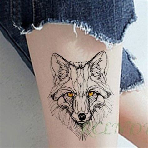 Lone Wolf Tattoo Temporary Tattoo / Wolf Tattoo / Wolf - Etsy