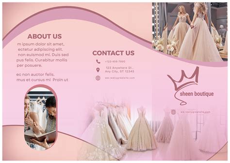 brochure  fashion boutique  behance