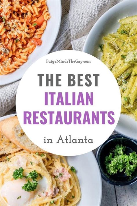 The 10 Best Italian Restaurants in Atlanta That You Must Try