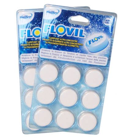 Pack De 2 Flovil Pastilles De Floculant