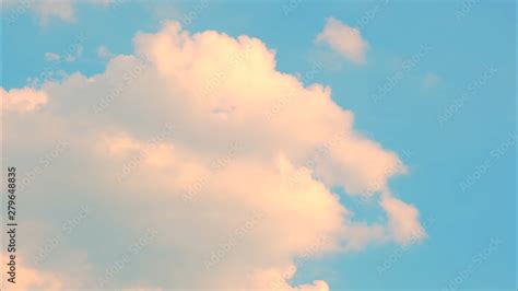 Beautiful blue pastel sky with clouds background.Sky clouds.Sky with ...