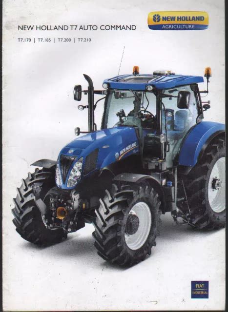 New Holland Andt7 Series Tractor Brochure Leaflet £6 50 Picclick Uk