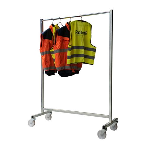 Garment Rail 1220x530x1830mm Nestable H Frame Uk