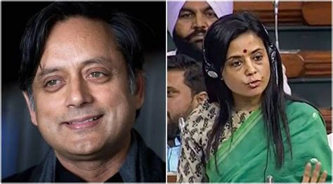 Shashi Tharoor Backs Mahua Moitra ‘she Wasnt Trying To Offend Anyone