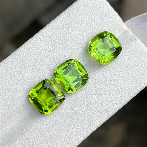 Natural Peridot Gemstone Set | Gandhara Gems