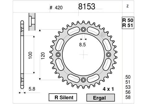 Kit Trasmissione Catena Corona Pignone Did Beta Rr Enduro