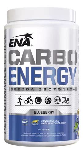 Carbo Energy 540 Gr Sabor Blueberry Ena Sport Bebida Deportiva