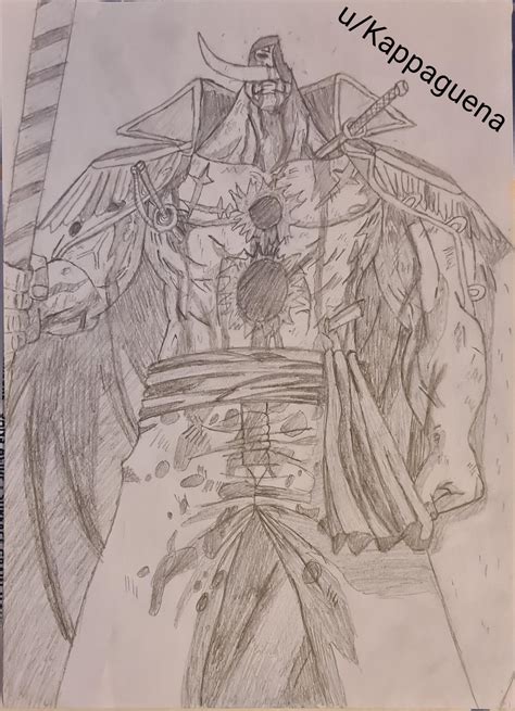 Whitebeard, standing proud even after he died. I hope you like my fan ...